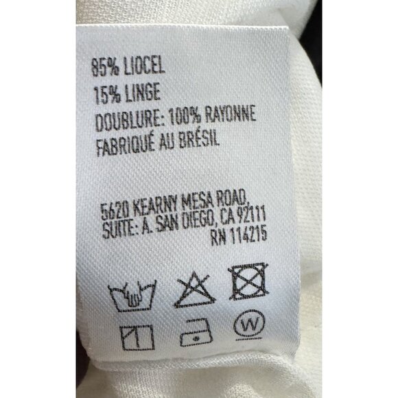 ViX Paula Hermanny Vix Claire Detail Midi Dress off white size 6 NWT - Picture 4 of 7